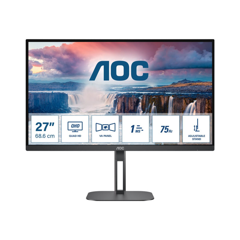 AOC Value-line Q27V5N/BK - V5 series - monitor LED - 27" - 2 | APLIUM