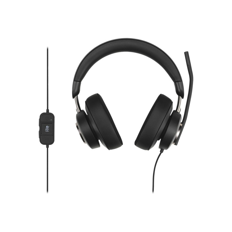 Kensington H2000 - Auricular - tamaño completo - cableado - USB-C - ai