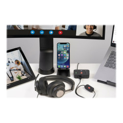 Kensington H2000 - Auricular - tamaño completo - cableado - USB-C - ai