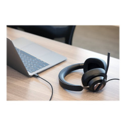 Kensington H2000 - Auricular - tamaño completo - cableado - USB-C - ai