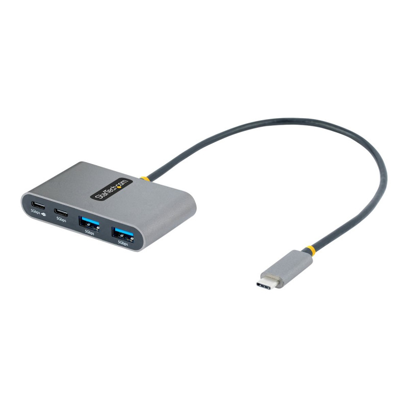 StarTech.com 4-Port USB-C Hub with 100W Power Delivery Pass-Through Ch