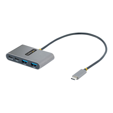 StarTech.com 4-Port USB-C Hub with 100W Power Delivery Pass-Through Ch