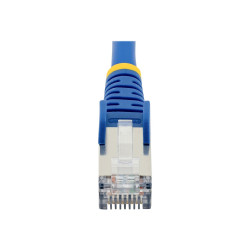 StarTech.com Cable 0,5m de Red Cat6a Azul Snagless PoE++ 100W RJ45 - C