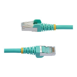 StarTech.com 1.5m CAT6a Ethernet Cable - Aqua - Low Smoke Zero Halogen