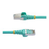 StarTech.com Cable 2m Cat6a Aguamarina Snagless PoE++ 100W RJ45 - Cabl