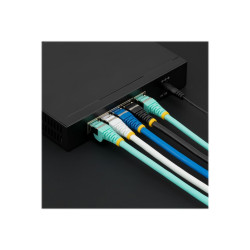 StarTech.com Cable 7m Ethernet Cat6a Blanco Snagless PoE++ 100W RJ45 -