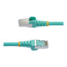 StarTech.com Cable 10m Cat6a Aguamarina Snagless PoE++ 100W RJ45 - Cab