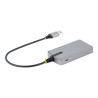 StarTech.com Hub Ladrón USB 3.0 5Gbps de 3 Puertos USB-A - Red Etherne
