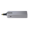 StarTech.com Hub Ladrón USB 3.0 5Gbps de 3 Puertos USB-A - Red Etherne