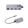 StarTech.com Hub Ladrón USB-C a 3 Puertos USB-A con Ethernet - USB 3.0