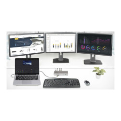 StarTech.com Docking Station USB C HDMI/DP 3x4K30 2x4K60 para Chromebo
