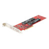 DUAL-M2-PCIE-CARD-B - StarTech.com Tarjeta PCIe Adaptadora | APLIUM