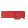 DUAL-M2-PCIE-CARD-B - StarTech.com Tarjeta PCIe Adaptadora | APLIUM