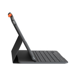 Logitech Slim Folio - Caja de teclado y folio - inalámbrico - Bluetoot