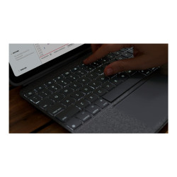 Logitech Combo Touch - Caja de teclado y folio - con panel táctil - lu