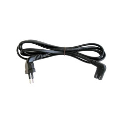 Power cord, 2pin, Angled,