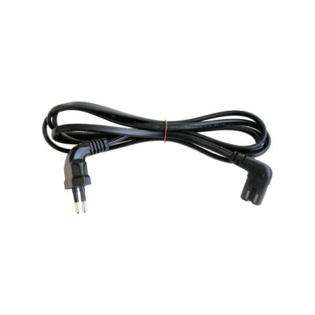 Power cord, 2pin, Angled,