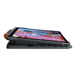 Logitech Slim Folio - Caja de teclado y folio - inalámbrico - Bluetoot