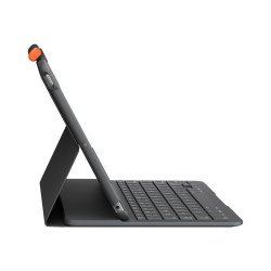 Logitech Slim Folio - Caja de teclado y folio - inalámbrico - Bluetoot