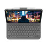 Logitech Slim Folio - Caja de teclado y folio - inalámbrico - Bluetoot