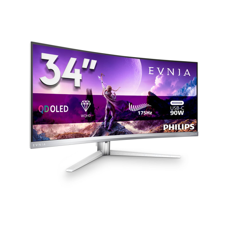 Philips Evnia 8000 34M2C8600 - Monitor OLED - gaming - curva | APLIUM
