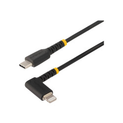 StarTech.com Cable de 2m USB-C a Lightning Acodado - Certificado con M