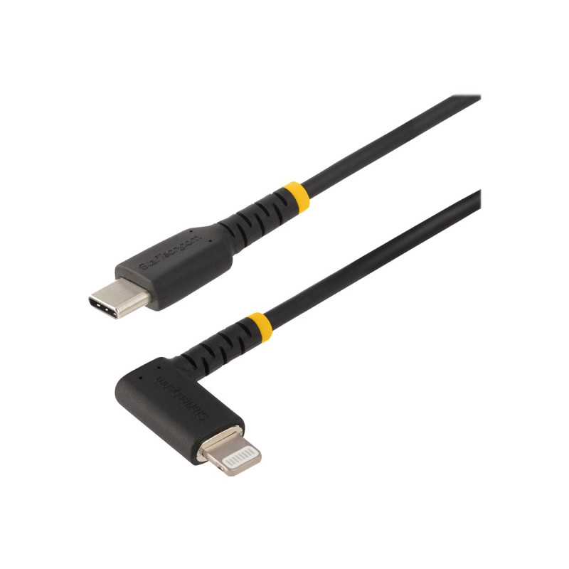 StarTech.com Cable de 2m USB-C a Lightning Acodado - Certificado con M
