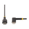 StarTech.com Cable de 2m USB-C a Lightning Acodado - Certificado con M