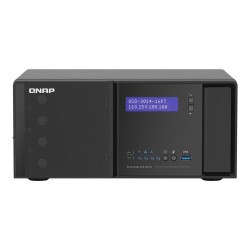 QNAP QGD-3014-16PT - Conmutador - inteligente - 16 x 10/100/1000 (PoE+