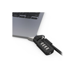 Ledge Lock Adapter MacBook Air 13IN M2-M4 W/ Comb. Lock Silv | APLIUM