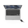 Ledge Lock Adapter MacBook Air 13IN M2-M4 W/ Comb. Lock Silv | APLIUM