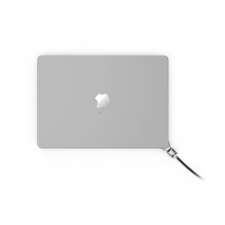 Ledge Lock Adapter For MacBook Air 13IN M2-M4 Keyed Lock Sil | APLIUM