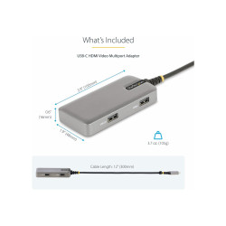 Usb-c Multiport Adapter HDMI 4K - 3-PORT USB Hub Mini Hub | APLIUM