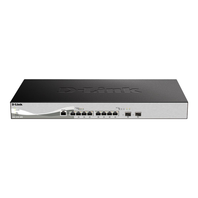 D-Link DXS 1210-10TS - Conmutador - inteligente - 8 x 10GBase-T + 2 x