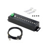 StarTech.com Hub Concentrador USB 2.0 de 10 Puertos - Indust | APLIUM