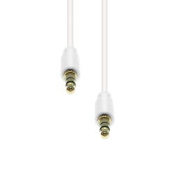 3-Pin Slim Cable M-M White 7M