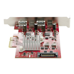 Startech Tarjeta PCIe de 4 Puertos USB - Tarjeta de Expansión PCI Expr