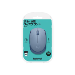 Ratón Inalámbrico Logitech M171/ Hasta 1000 DPI/ Gris Azulado