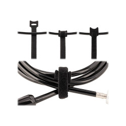 StarTech.com Paquete de 50 Bridas de 15cm de Gancho y Bucle para Cable