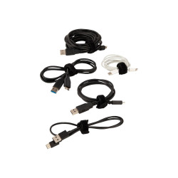 StarTech.com Paquete de 50 Bridas de 15cm de Gancho y Bucle para Cable