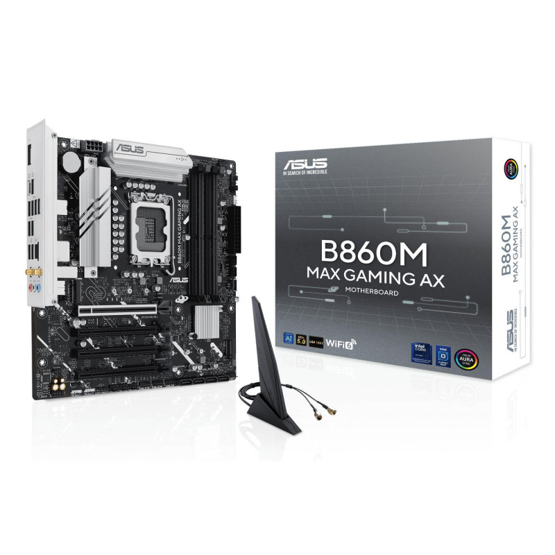 ASUS B860M MAX GAMING AX Intel B860 LGA 1851 (Socket V1) mic | APLIUM