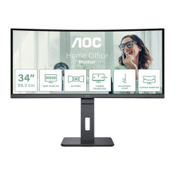 AOC Pro-line CU34P3CV - P3 Series - monitor LED - curvado - | APLIUM