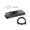 STARTECH 5G4AINDNP-USB-A-HUB - 4-PORT Industrial USB Hub | APLIUM