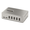 StarTech.com 10-Port USB-C Hub, 8x USB-A + 2x USB-C, Self-Powered w/ 6