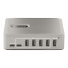 StarTech.com 10-Port USB-C Hub, 8x USB-A + 2x USB-C, Self-Powered w/ 6