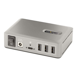 StarTech.com 10-Port USB-C Hub, 8x USB-A + 2x USB-C, Self-Powered w/ 6