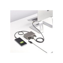 StarTech.com 10-Port USB-C Hub, 8x USB-A + 2x USB-C, Self-Powered w/ 6