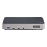 StarTech.com Docking Station de 3 Monitores 4K - Hub 5x USB - PD de 10
