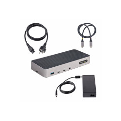 StarTech.com Docking Station de 3 Monitores 4K - Hub 5x USB - PD de 10