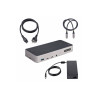 StarTech.com Docking Station de 3 Monitores 4K - Hub 5x USB - PD de 10